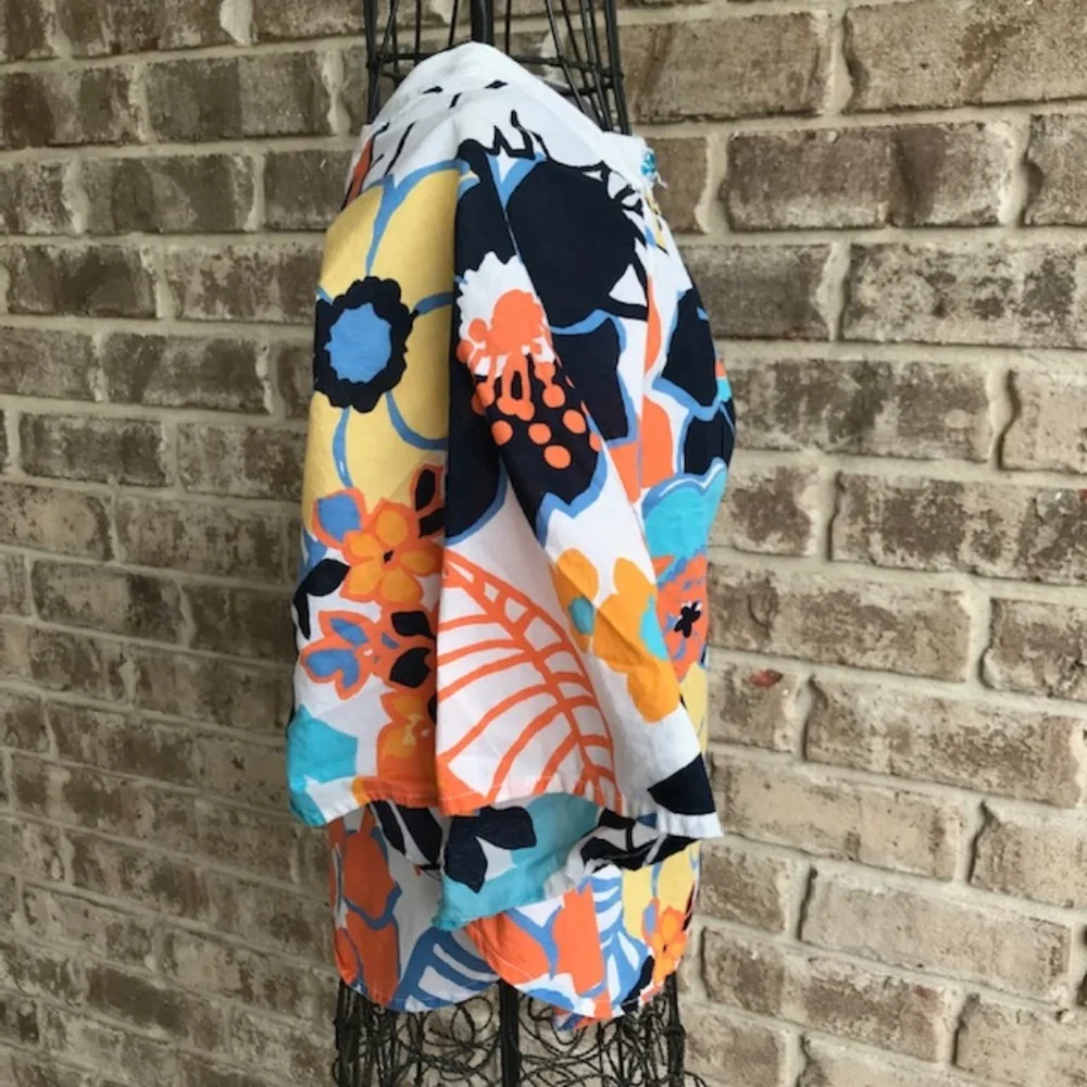 Gymboree Floral Top Batwing Sleeves Embellished